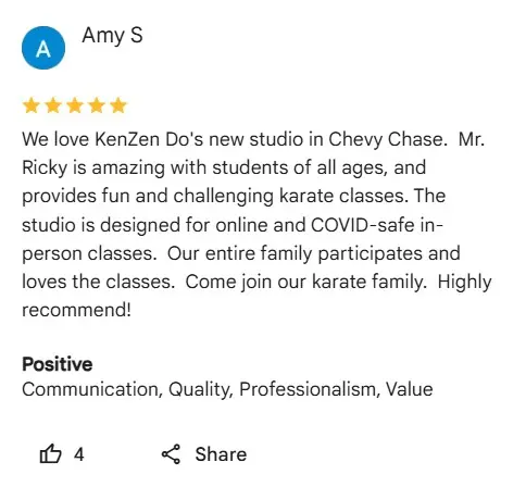 KenZen-Do Martial Arts Near Me in Chevy Chase | HOME