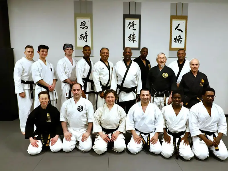 Adults taekwondo school with a supportive community
